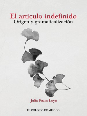 cover image of El artículo indefinido